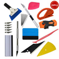 12-Pc Car Vinyl Wrap Tool Kit – Squeegee, Cutter & Spatula Car Wrap Tool Kit QXL Set 7-26Pcs