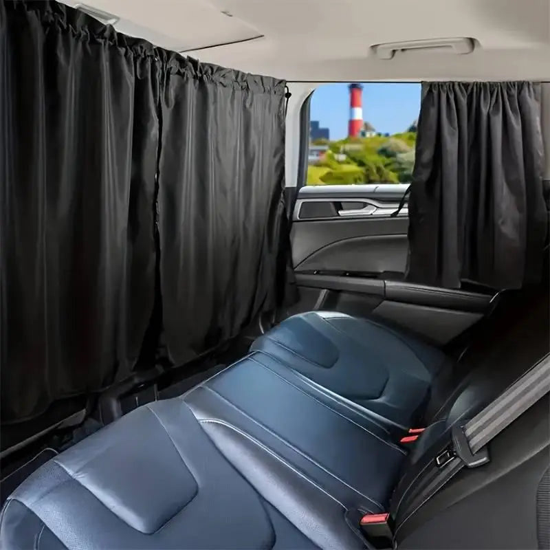 Car Privacy Curtain Window Shade | Sun & Heat Protection Car Window Curtain QXL