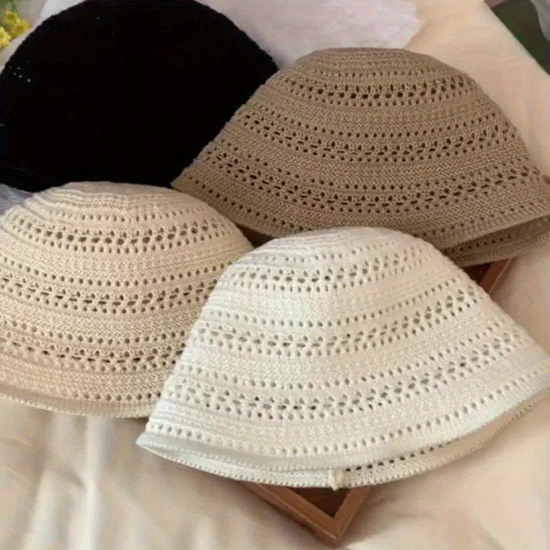 Breathable Mesh Bucket Hat | Summer Outdoor & Casual Mesh Bucket Hat QXL