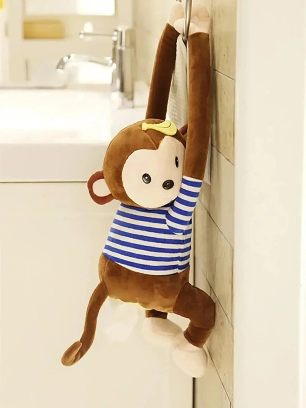Monkey Cartoon Tissue Box Cover | Car, Home & Bathroom Tissue Box Cover QXL