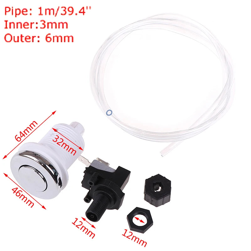 16A Waterproof Air Push Switch for Waste Disposal & Hot Tubs Air Push Switch QXL
