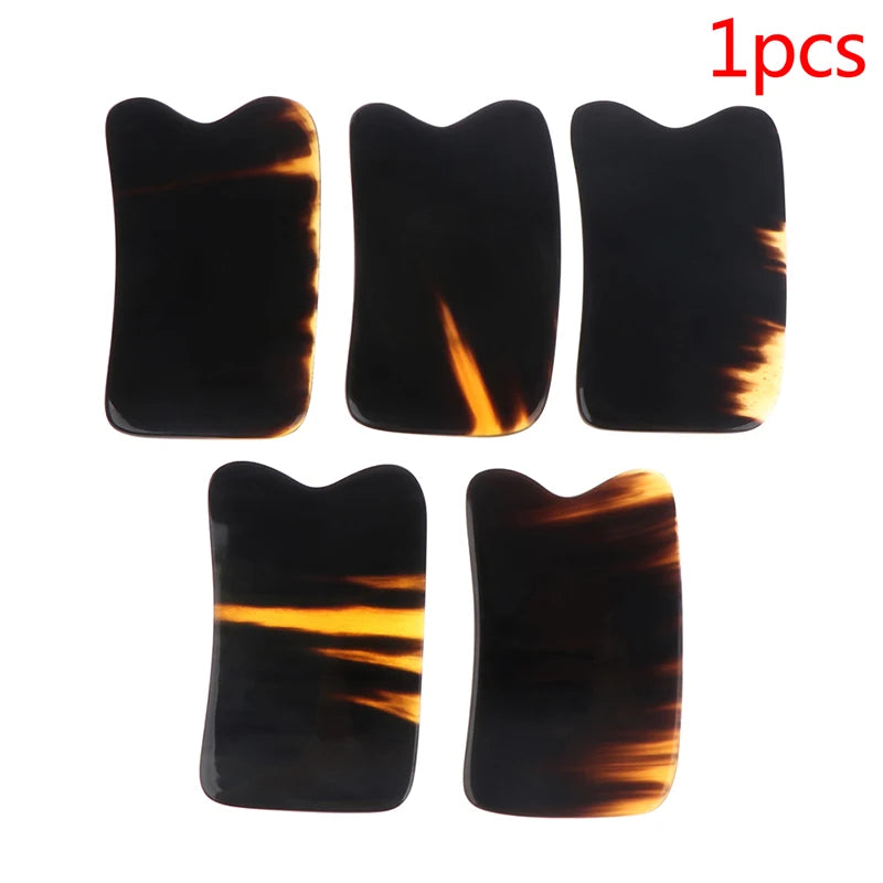 Natural Horn Gua Sha Board | Traditional Scraping Massage Tool Gua Sha Massage Tool QXL