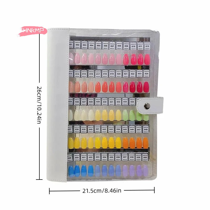 Magnetic Nail Swatch Book 48–192 Colors | Salon Display Nail Swatch Book QXL