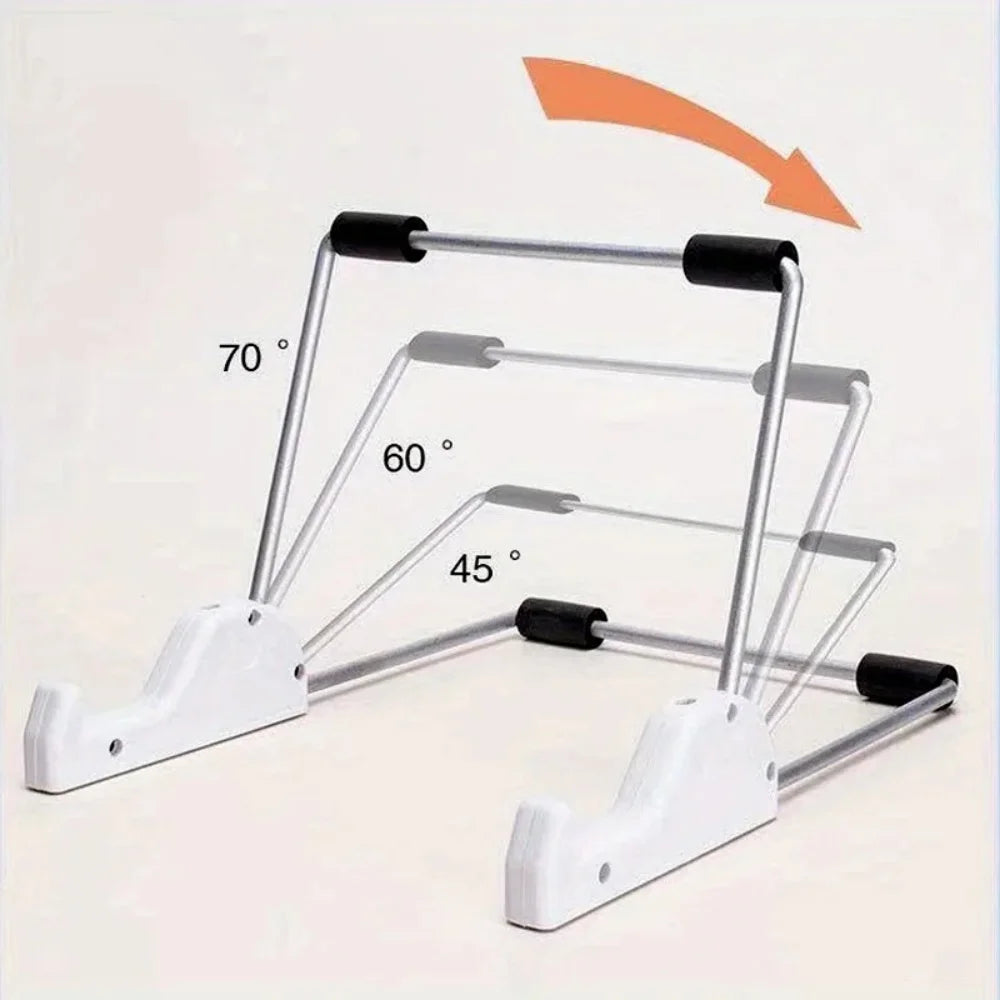 Foldable Aluminum Tablet Stand | Adjustable iPad & Laptop Holder Tablet Stand QXL