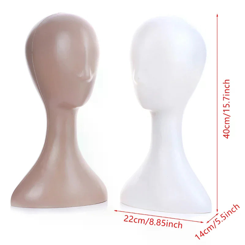 Female Mannequin Head Stand | Wig Hat & Hair Display Model Mannequin Head Stand QXL