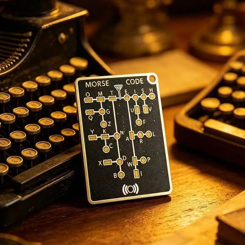 LED Morse Code Trainer Card | PCB Telegraph Practice Device Morse Code Trainer QXL