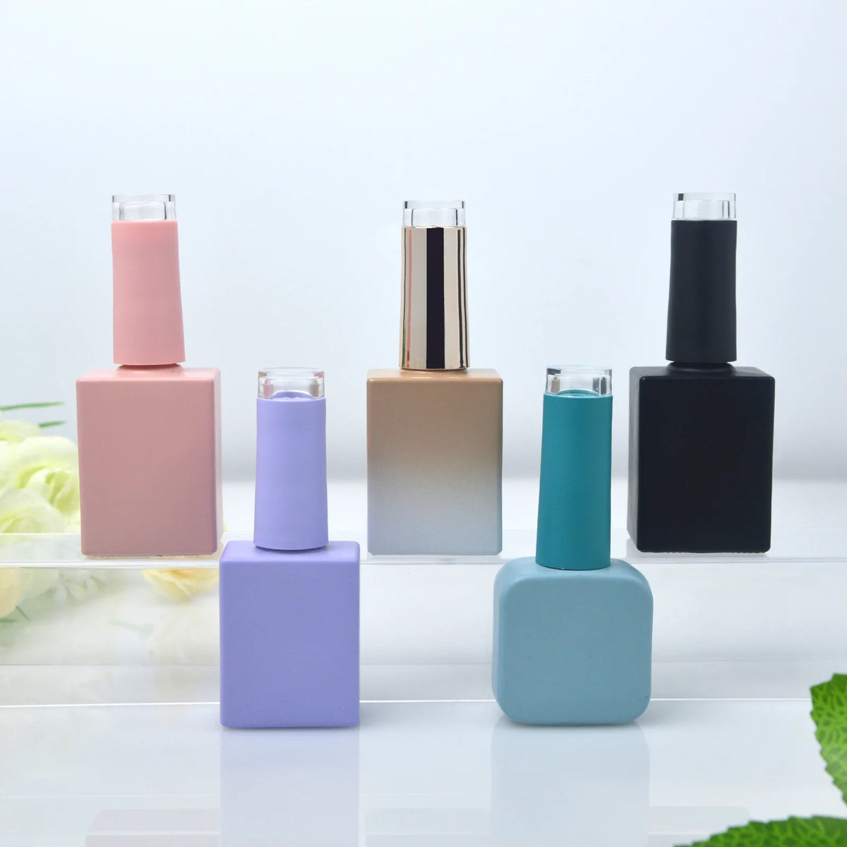 Empty Glass Nail Polish Bottles 10ml & 15ml – DIY Refillable Nail Polish Bottle QXL