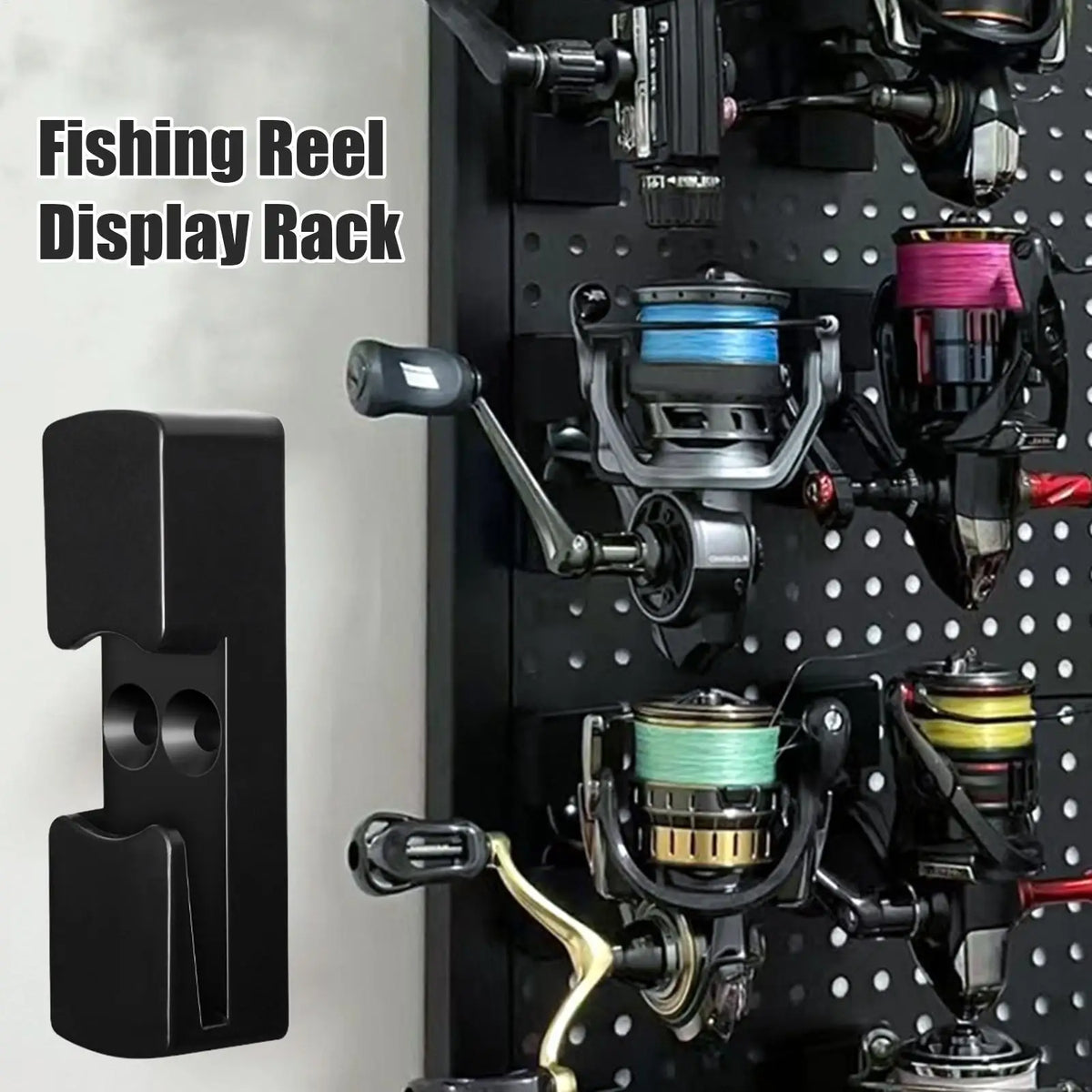 Fishing Reel Wall Mount Holder | Quick-Release Storage Fishing Reel Holder QXL