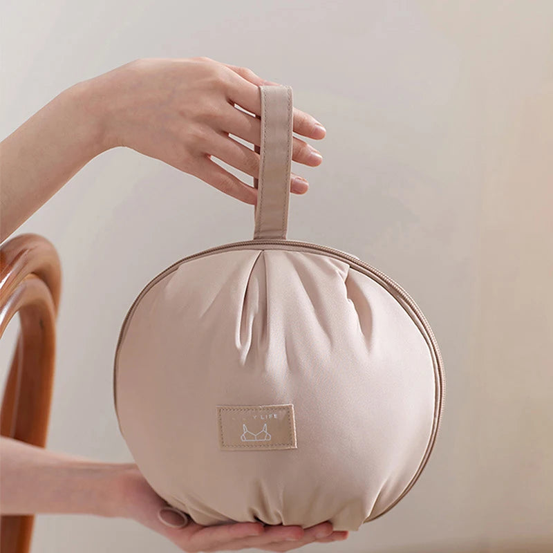 Ball-Shaped Travel Underwear Bra & Socks Organizer Bag Travel Storage Bag QXL