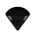 Washable Triangle Velvet Powder Puff | Pure Cotton Face Sponge Makeup Powder Puff QXL black