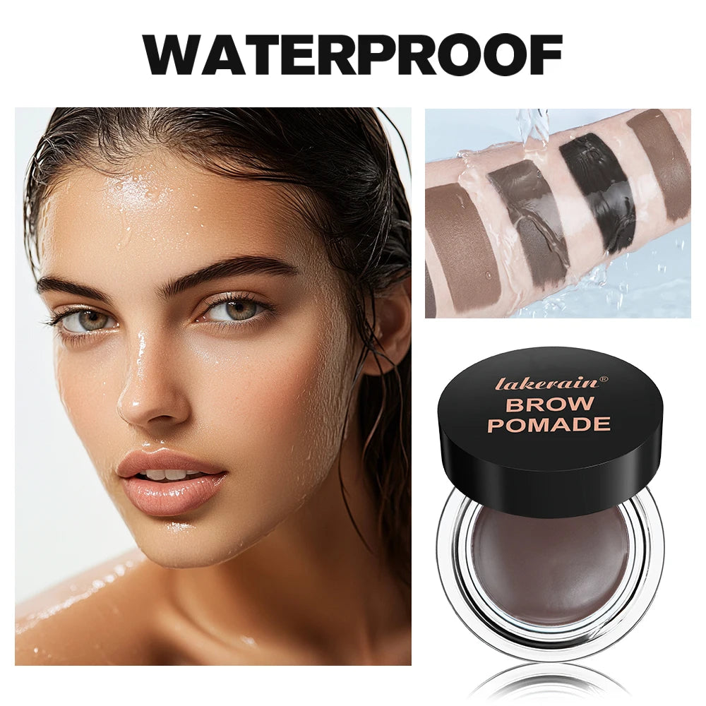 Waterproof Eyebrow Pomade Cream | Smudge-Proof Brow Wax Eyebrow Pomade QXL