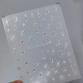 5D Gold Snakeskin Nail Stickers | Self-Adhesive Nail Decals Nail Art Stickers QXL TL060