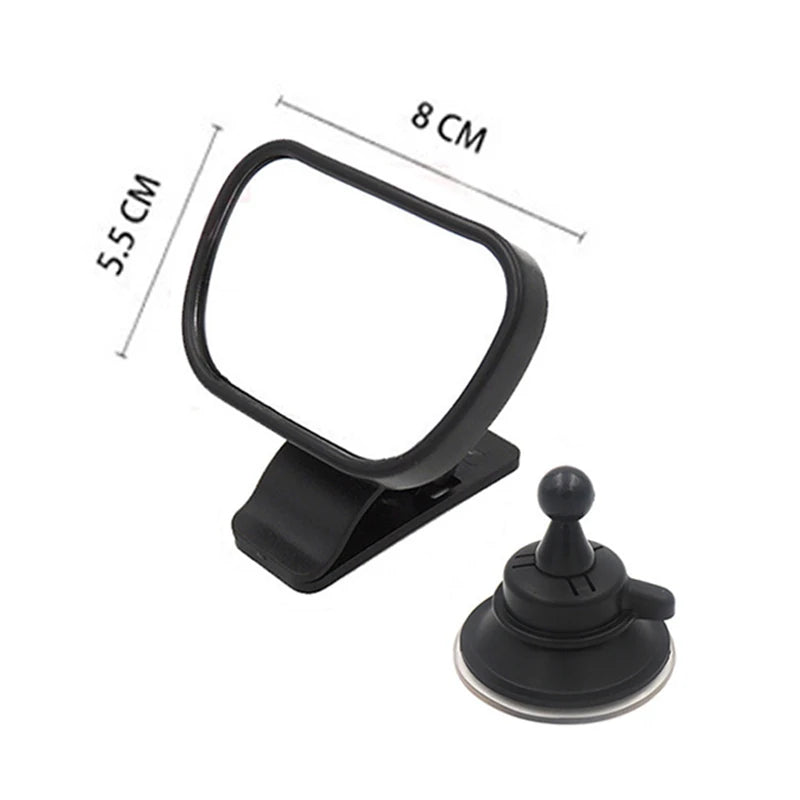 2-in-1 Baby Car Mirror 360° Rear Seat View | 3-Pack Baby Car Mirror QXL