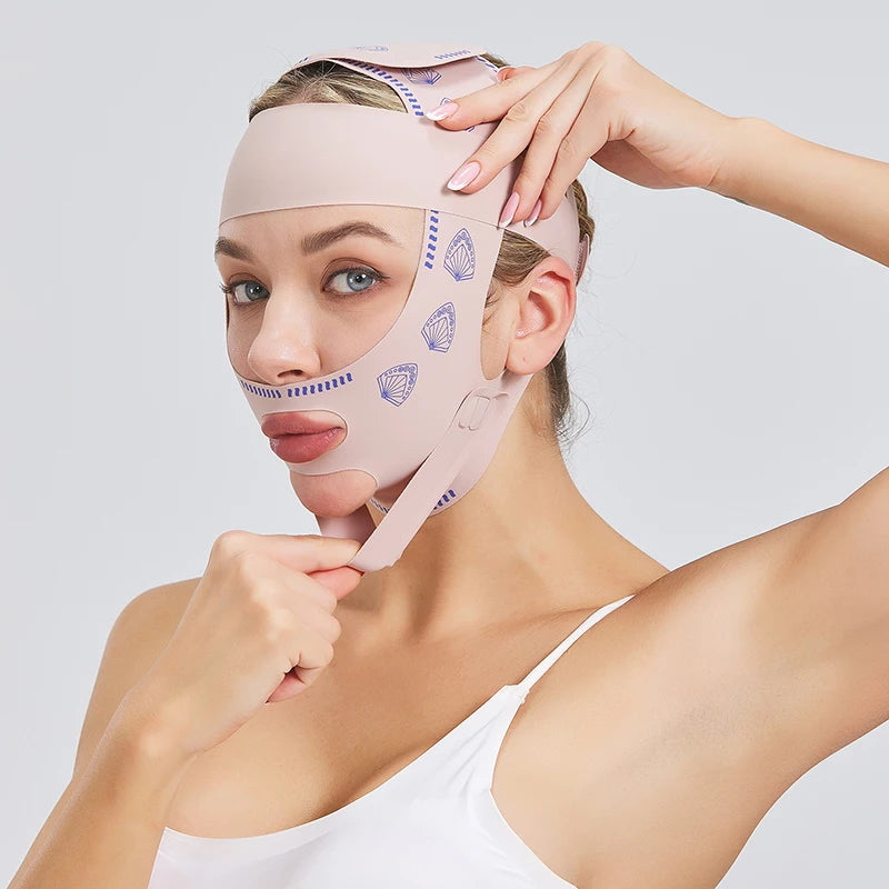 V-Line Face Slimming Strap | Chin & Cheek Lift Bandage Face Slimming Strap QXL