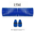 10/15m Expandable Retractable EVA Garden Hose | Car Wash Expandable Garden Hose QXL 15M-blue