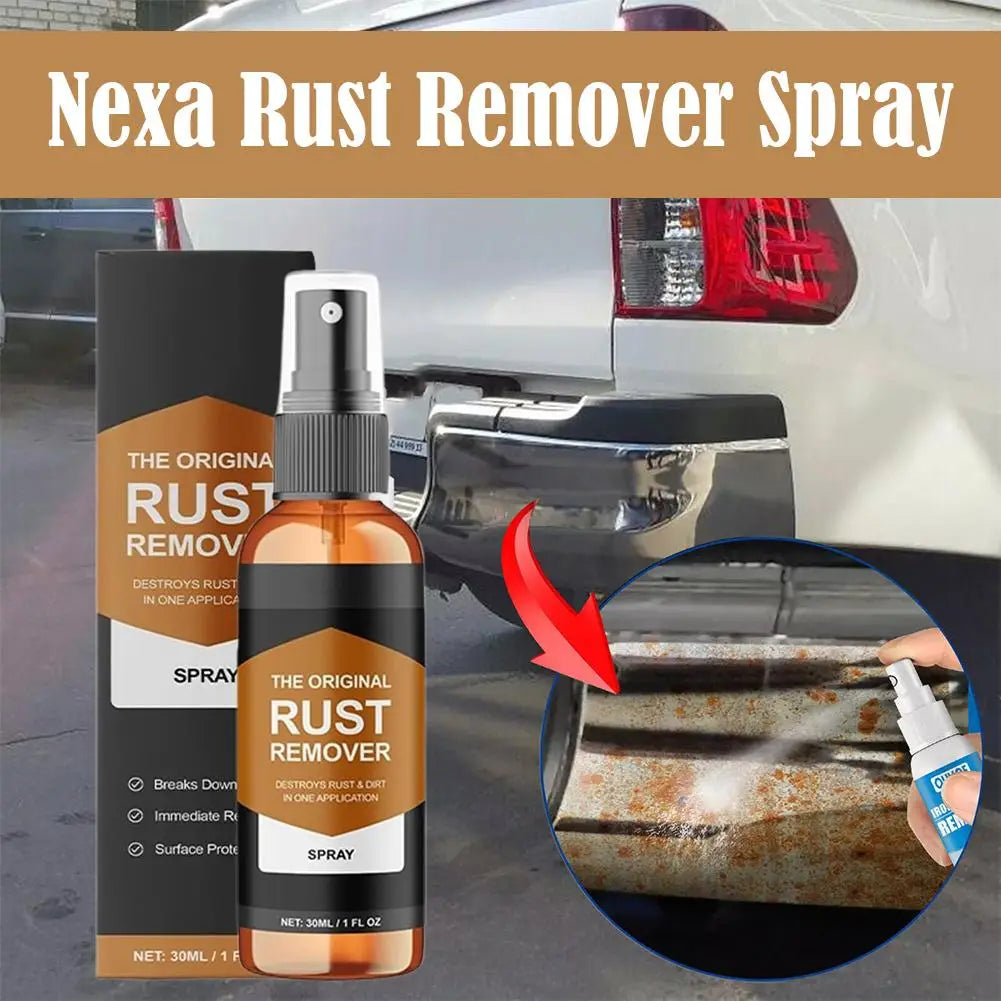 Car Rust Remover & Inhibitor Spray 30ml | Wheel Hub Protection Rust Remover Spray QXL