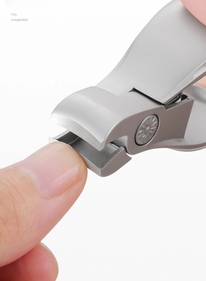 Wide-Jaw Stainless Steel Nail Clipper | Anti-Splash Design Nail Clipper QXL