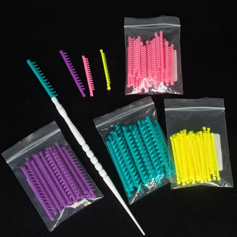 Hair Root Perm Rods Set 20/30Pc | 4 Sizes with Clips Hair Perm Rods QXL