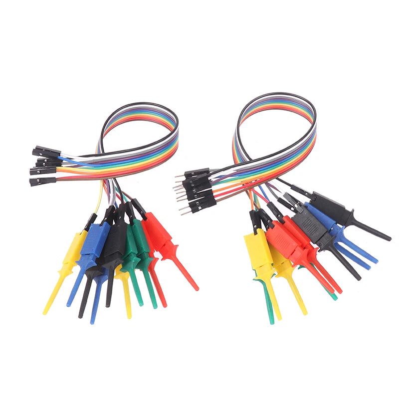 20cm Logic Analyzer Test Hook Clip Probe Cable Kit | IC Chips Logic Analyzer Probe QXL