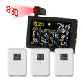Wireless Weather Station Projection Alarm Clock – Temp & Humidity Weather Station Clock QXL ws0840-EU China Mainland