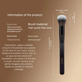 M262 Round Head Stipple Foundation Brush | Wool Fiber Foundation Brush QXL M262