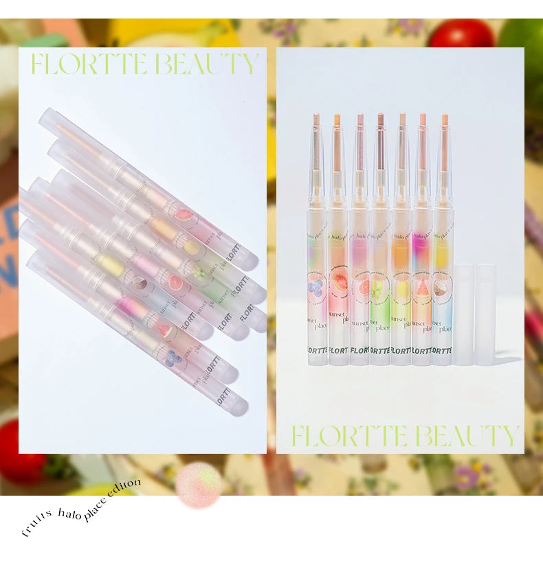 Flortte Silkworm Eyeshadow Pencil | Waterproof Long-Lasting Eyeshadow Pencil QXL