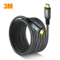 100W USB-C Cable 20Gbps 8K 60Hz | iPhone MacBook Samsung USB-C Cable QXL 3M