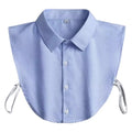 Detachable Fake Collar for Women – Versatile Shirt Collar Detachable Collar QXL Blue 4 buttons