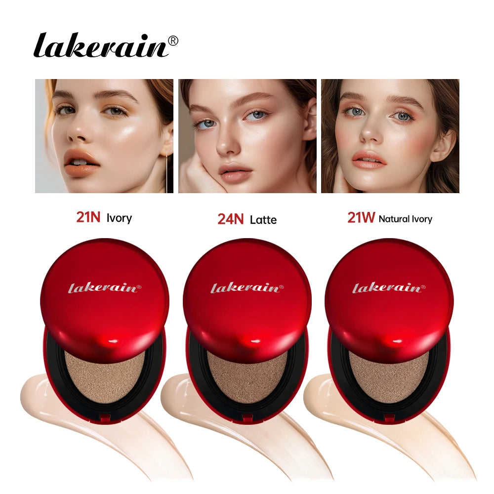 Lakerain Cushion Foundation SPF | Waterproof Full Coverage Cushion Foundation QXL
