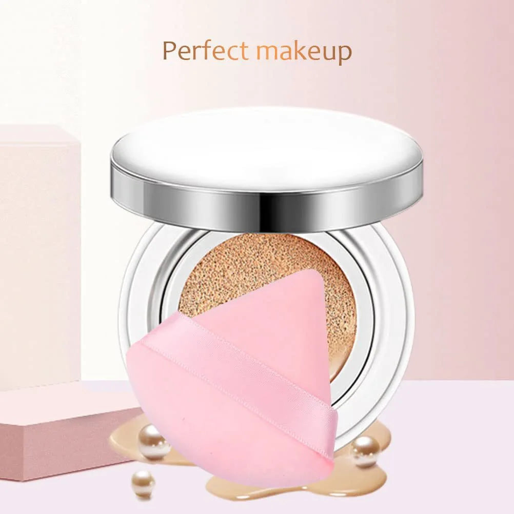 Pink Velvet Triangle Makeup Sponge | Foundation & Powder Puff Makeup Sponge Puff QXL