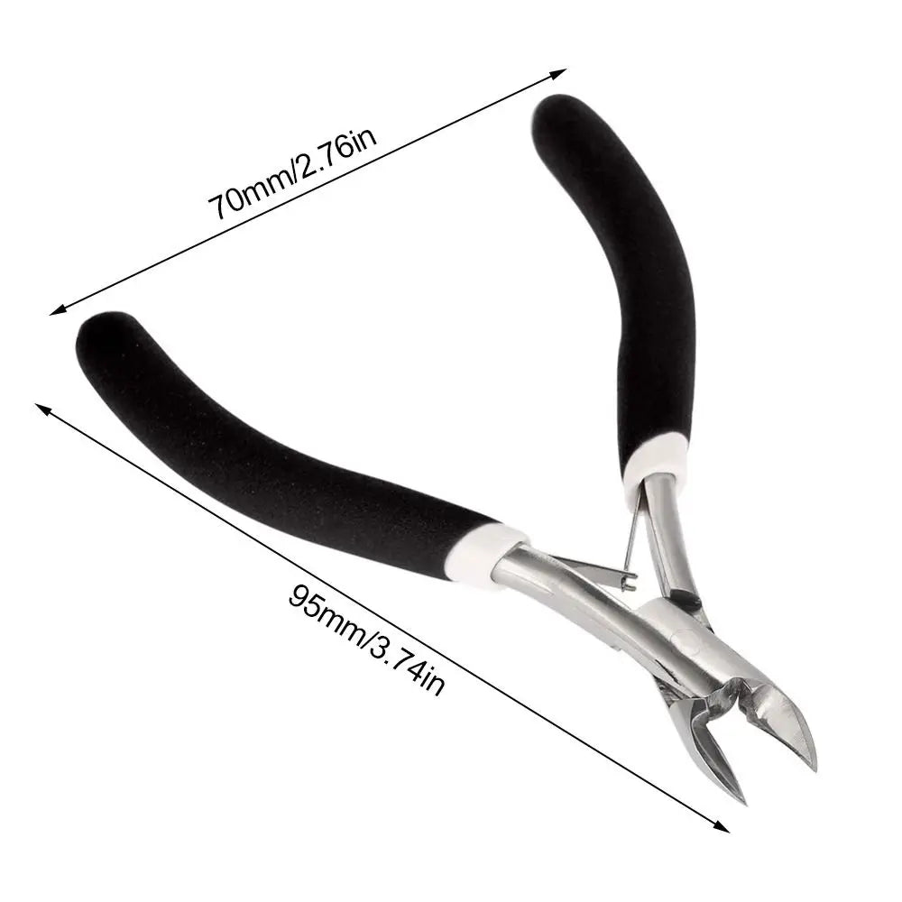 Stainless Steel Cuticle Nipper | Double Spring Nail Trimmer Cuticle Nipper QXL