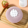 Soft Exfoliating Bath Brush & Body Scrubber Sponge Ball Bath Scrubber Brush QXL purple