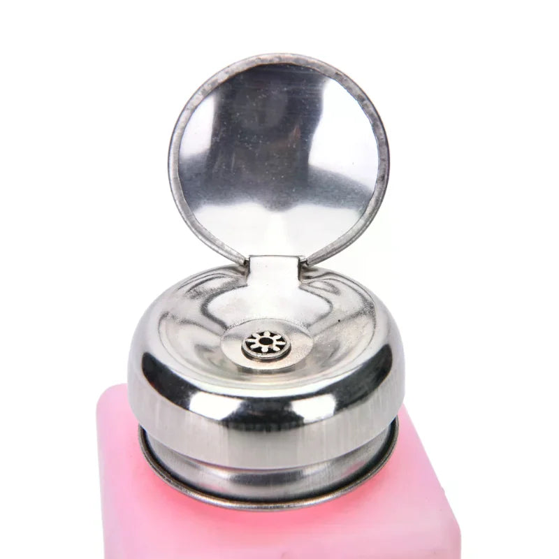 200mL Pump Dispenser Bottle – Nail Polish Remover & Cleaner Pump Dispenser Bottle QXL