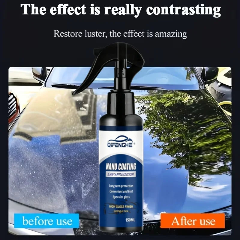 Nano Coating Spray – Car Paint Protection with Microfiber Towel Car Coating Spray QXL