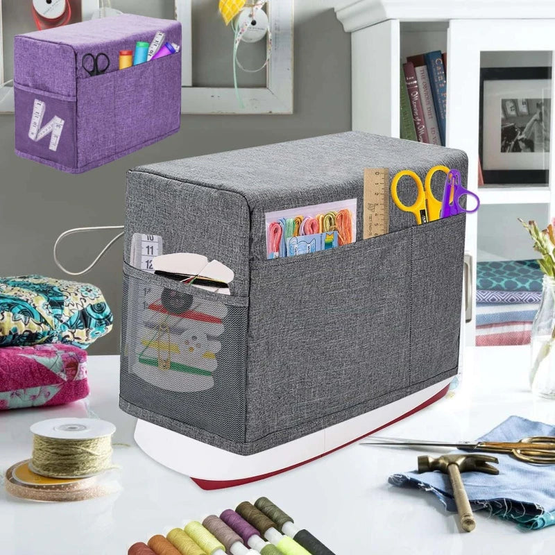 Waterproof Sewing Machine Cover with Pockets | Dustproof Sewing Machine Cover QXL