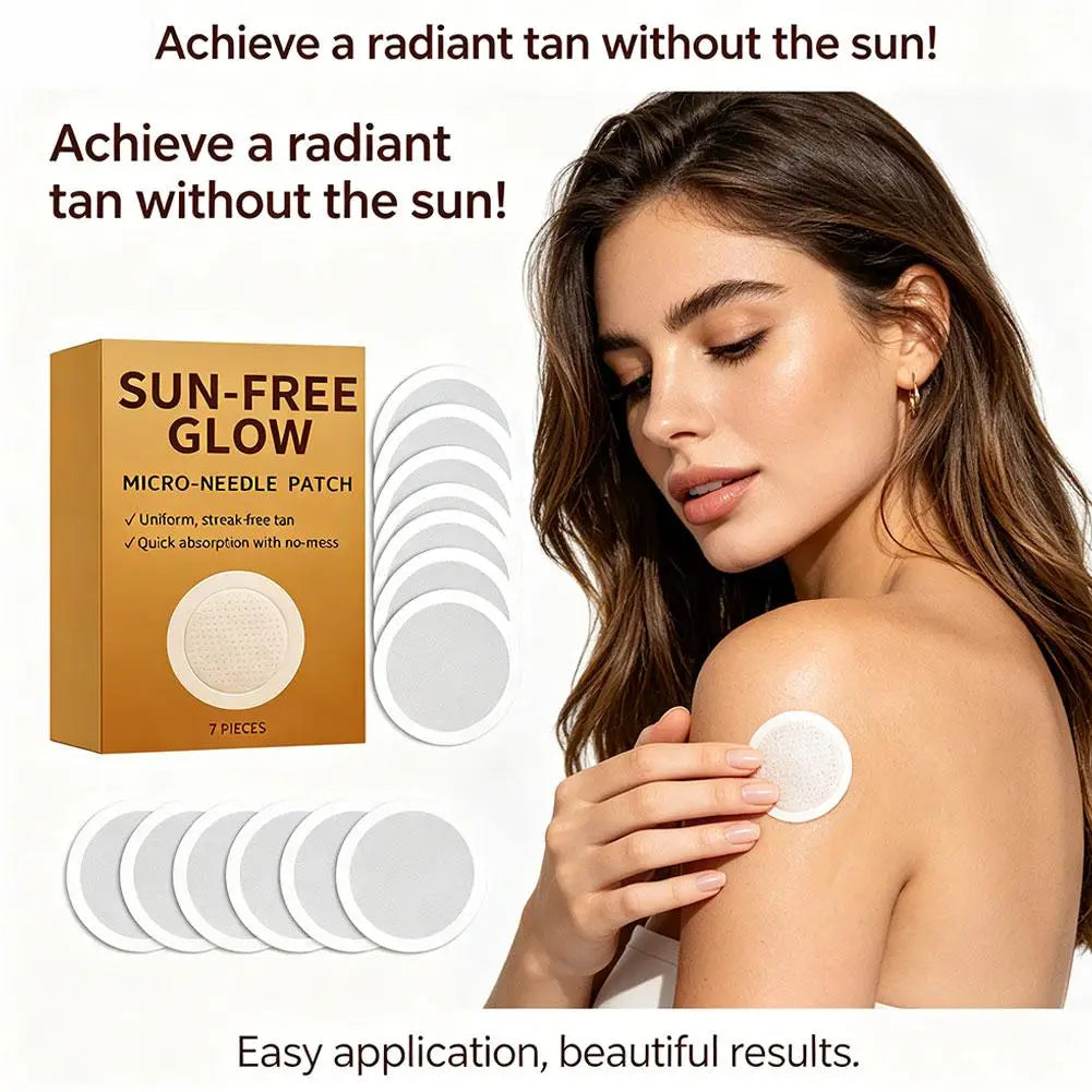 Sun Free Glow Microdart Tanning Patches | 7-Pack Self Tanning Patches QXL