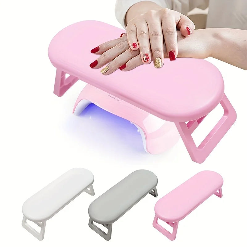 Foldable Nail Hand Rest Cushion | Manicure Arm Support Pillow Nail Arm Rest QXL