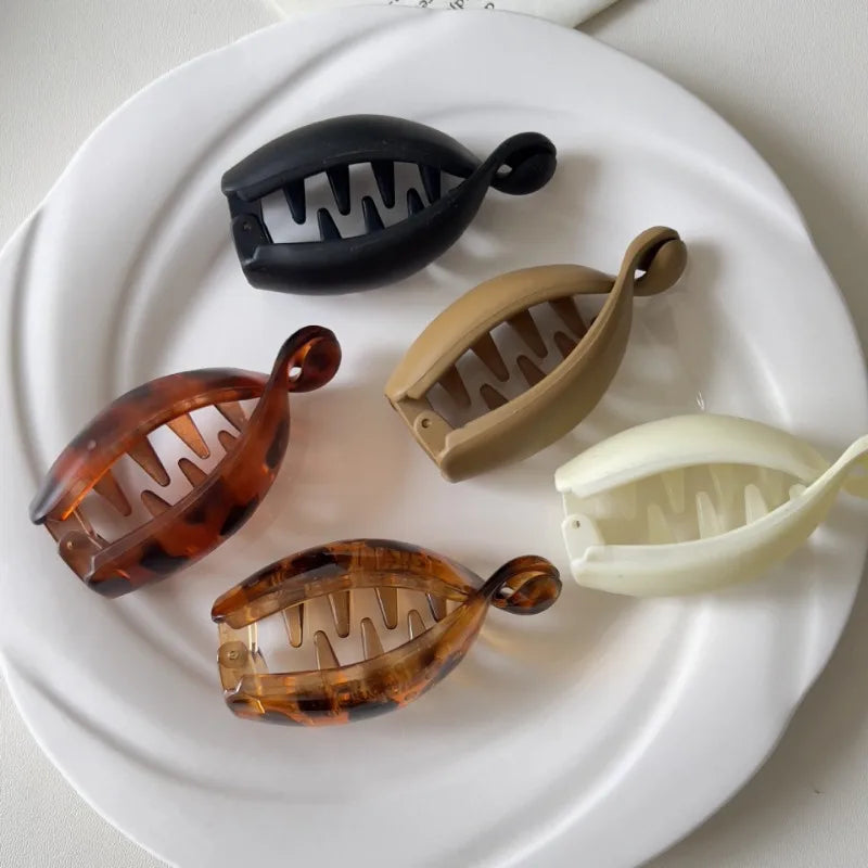 Mini Non-Slip Banana Hair Clip for Fine Thin Hair | Barrette Banana Hair Clip QXL
