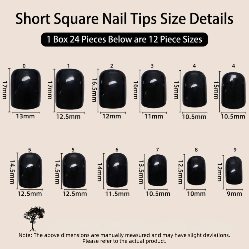 Rhinestone Bow Short Press On Nails | Square Fake Nails 24pc Press On Nails QXL