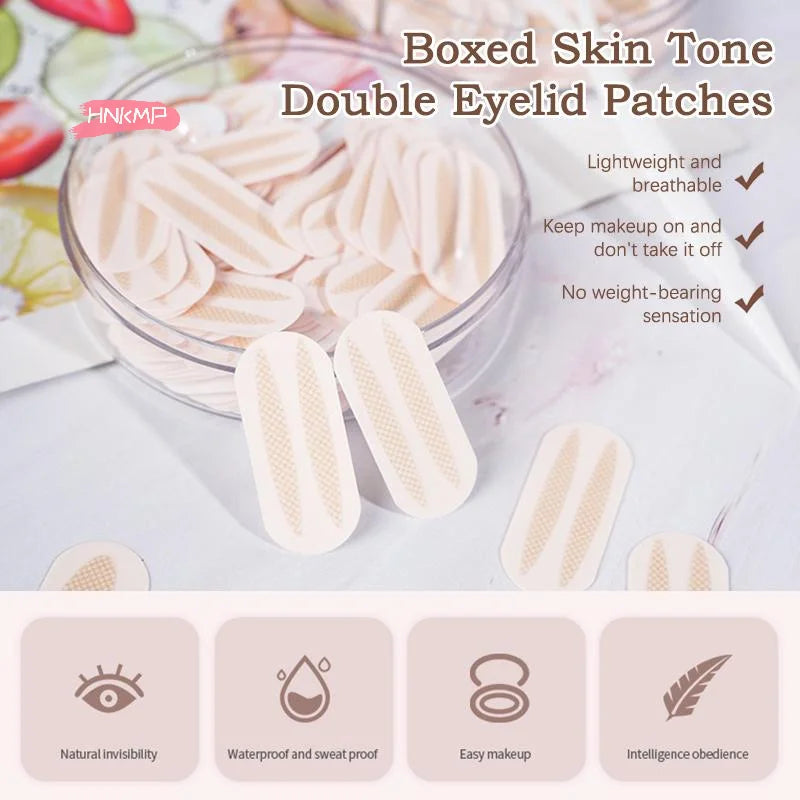 300-Pack Invisible Double Eyelid Tape Stickers | Big Eye Eyelid Shaping Tape QXL