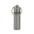 Waterproof Aluminum Pill Box Keychain | Portable Travel Case Pill Box Keychain QXL Dark gray