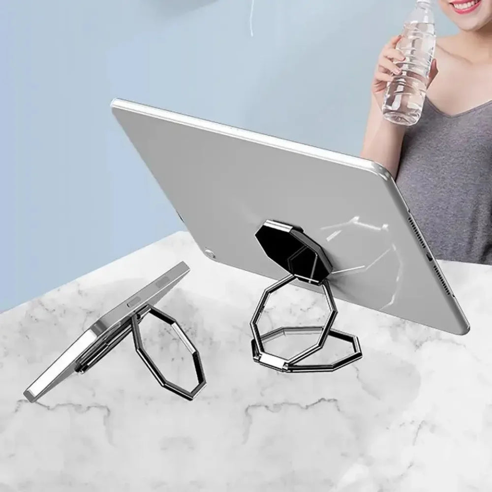 360° Rotating Phone Ring Stand | Foldable Metal Kickstand Phone Ring Stand QXL
