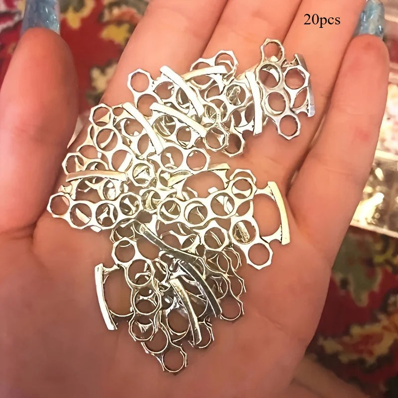 Vintage Alloy Hollow Wrist Cuff | DIY Jewelry Making Charm Jewelry Making Charm QXL 20pcs