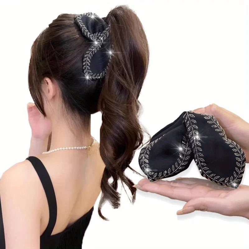 Large Rhinestone Hair Claw Clip – Vintage Wheat for Thick Hair Hair Claw Clip QXL