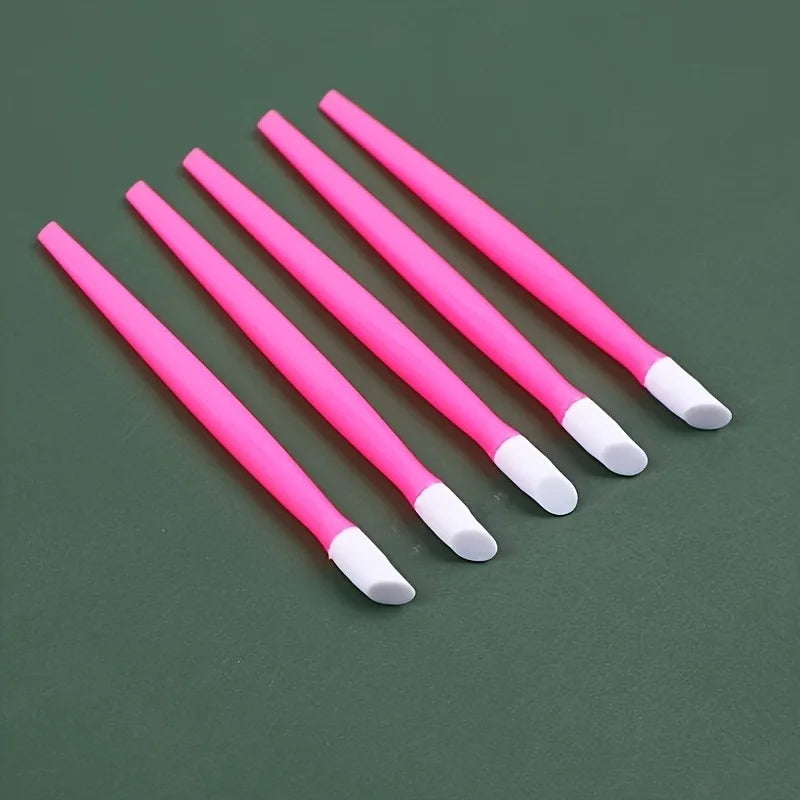 Nail Art Dotting Sticks | Pink Rubber Tip Decal Tools Nail Art Dotting Tool QXL 5pcs