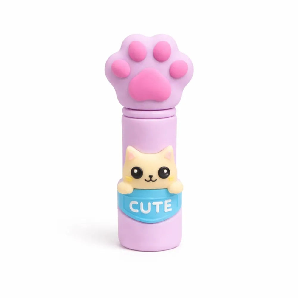UV Color-Changing Cat Paw Mini Refillable Perfume Spray Bottle Perfume Spray Bottle QXL Purple