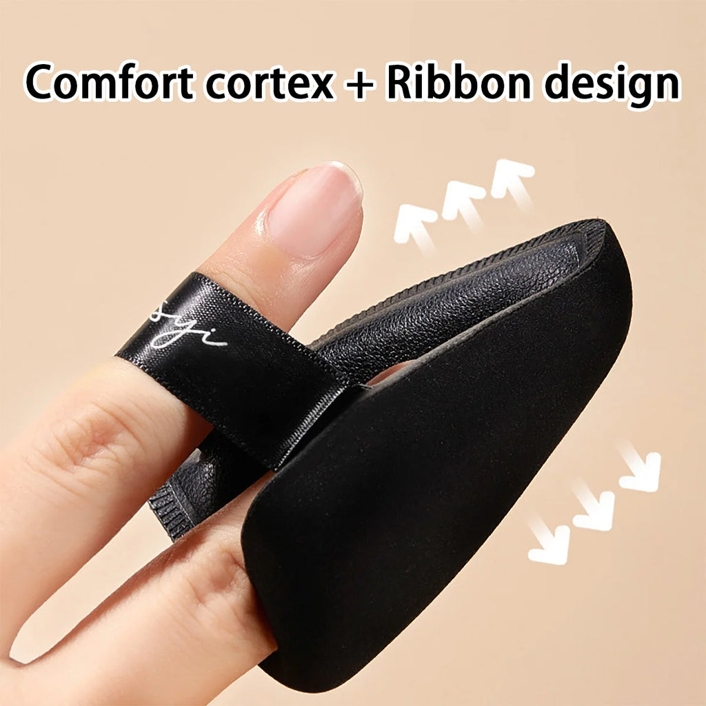 HISYI Black Triangle Velvet Powder Puff Makeup Sponge 6cm Makeup Sponge Puff QXL
