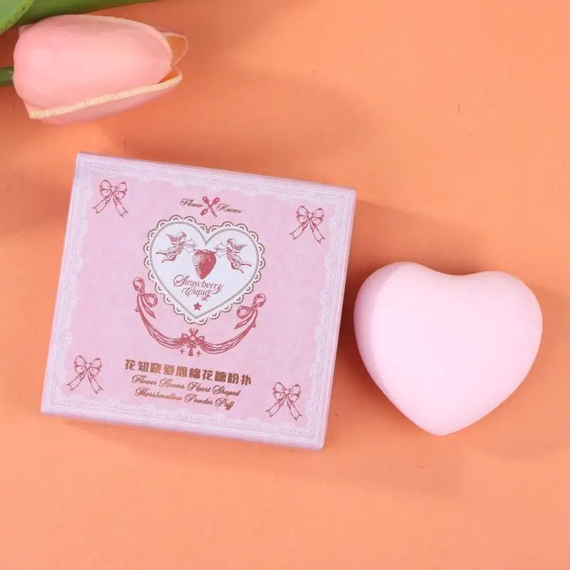 Heart Bow Powder Puff – Dry & Wet Air Cushion Makeup Sponge Makeup Powder Puff QXL Default Title