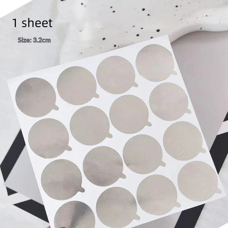 Aluminum Foil Sealing Membrane for Nail Art Jars | Leak-Proof Nail Container Seal QXL 1