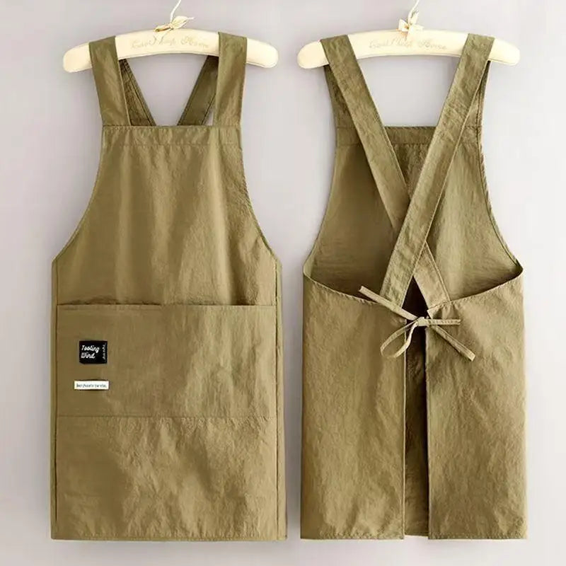 Waterproof Kitchen Waist Apron | Breathable Polyester Work Apron Kitchen Work Apron QXL